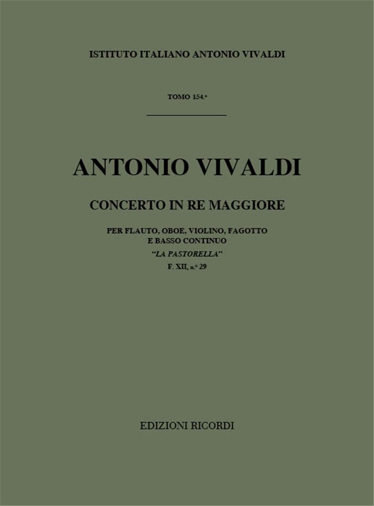 Concerto in Re Maggiore (D Major) La Pastorella